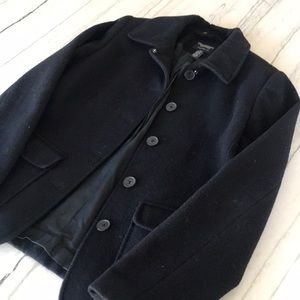 Black pea coat